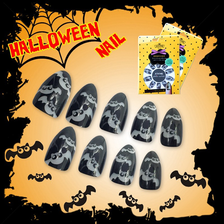 Newair Halloween Noctilucence Nail Quality Stiletto False 24PCS Nail