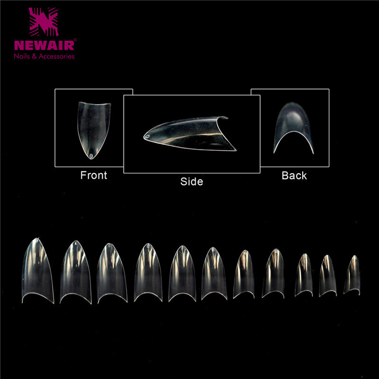High Quality Newair Full Cover Clear Professional Nail Tips