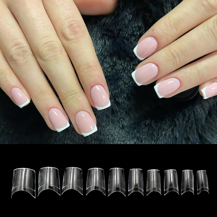 Newair Full Cover Clear Professional Nail Tips