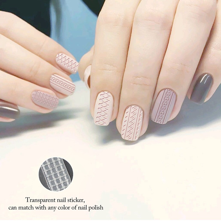 Fullcover Skin Friendly 3D Nail Art Stickers