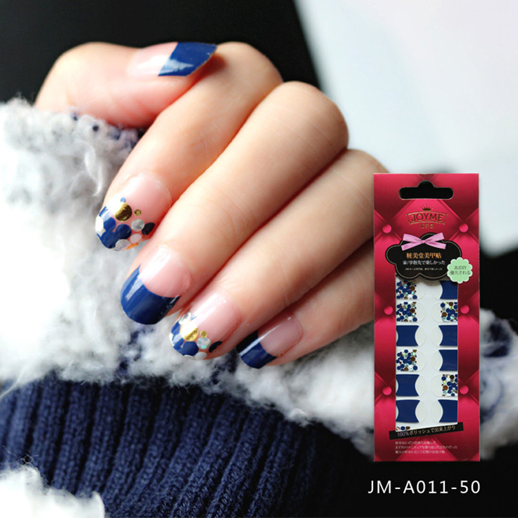 Factory Price Customized Design Nail Wraps OEM ODM Gel Polish Nail Sticker For Girl